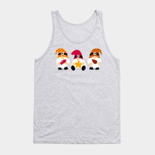 Fall Gnomes Tank Top